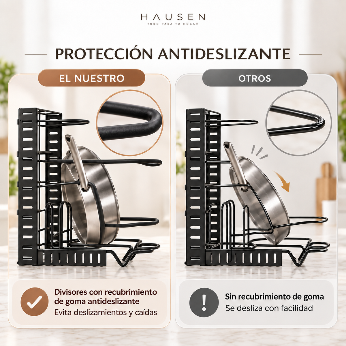 PotRack® – Organizador de Ollas y Sartenes