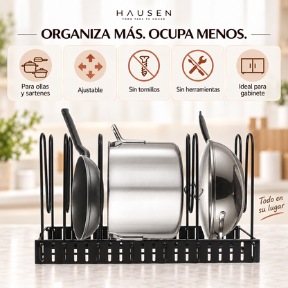 PotRack® – Organizador de Ollas y Sartenes