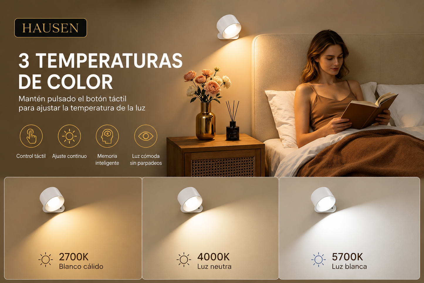 LumiSpot™ | Lámpara Magnética 360° Recargable