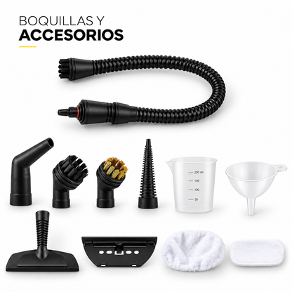 VaporPro™ Limpiador a Vapor Presurizado 12 en 1